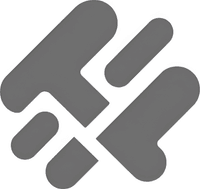Минималистичный абстрактный логотип Microsoft в серых тонах на белом фоне для рекламы игр